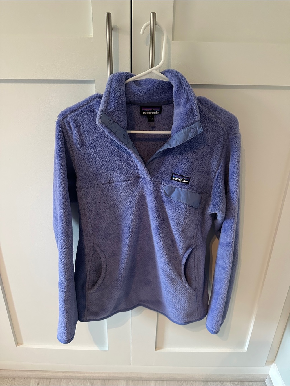 Patagonia Lavender Pullover Snap-Quarter Fleece